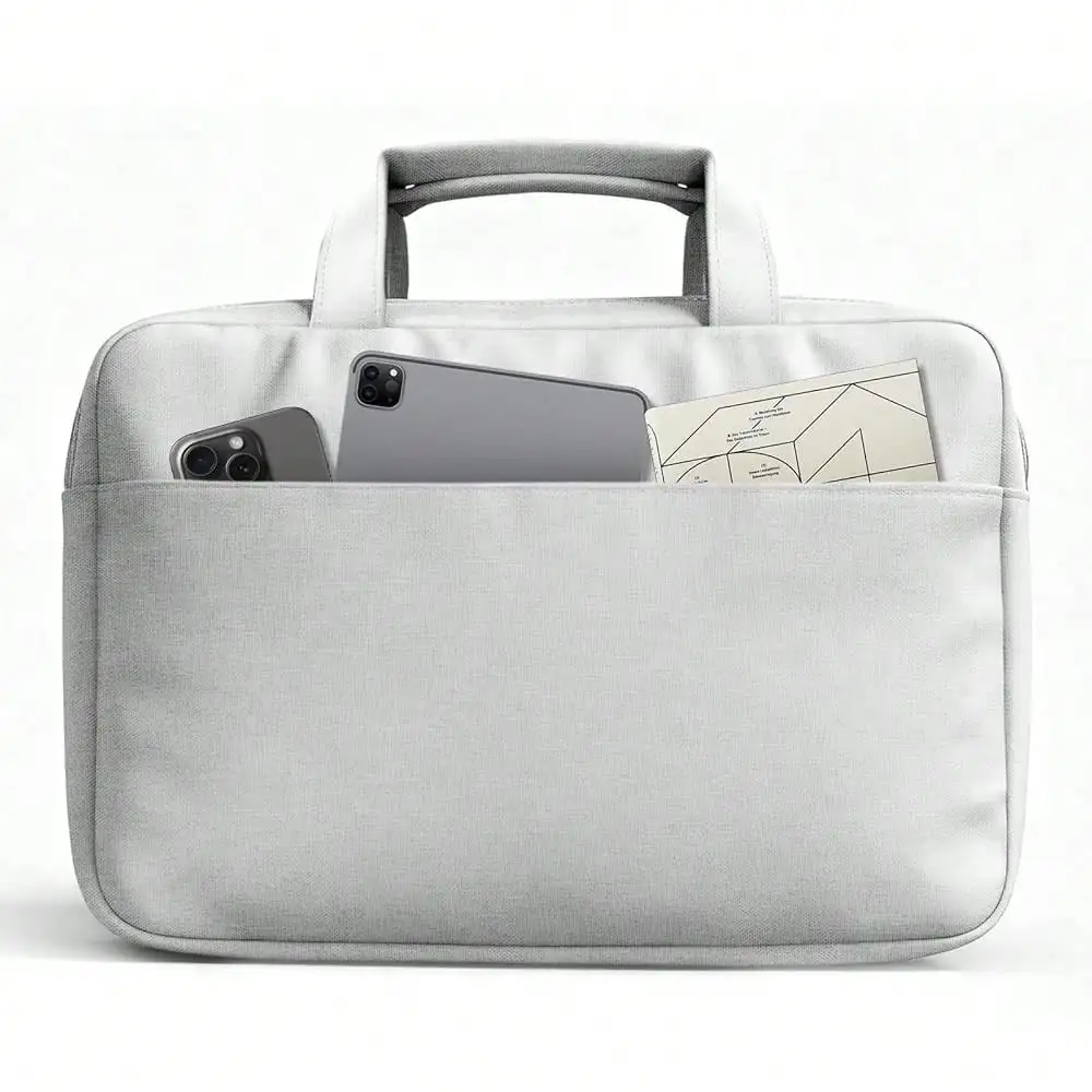 Hand-Held Laptop Sleeve Case Water-Resistant Protection Cover With Front Pocket Retractable Handle Computer Bag For 15.6 Inch Co
Hand-Held Laptop Sleeve Case Water-Resistant Protection Cover With Front Pocket Retractable Handle Computer Bag For 15.6 Inch Co
