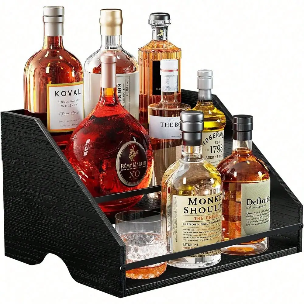 Bottle Display Shelf, Coffee Syrup Organizer, 3 Step Countertop Liquor Wine Rack, Home Retro Shelf Stand For Mini Bar, Cabinet,
Bottle Display Shelf, Coffee Syrup Organizer, 3 Step Countertop Liquor Wine Rack, Home Retro Shelf Stand For Mini Bar, Cabinet,