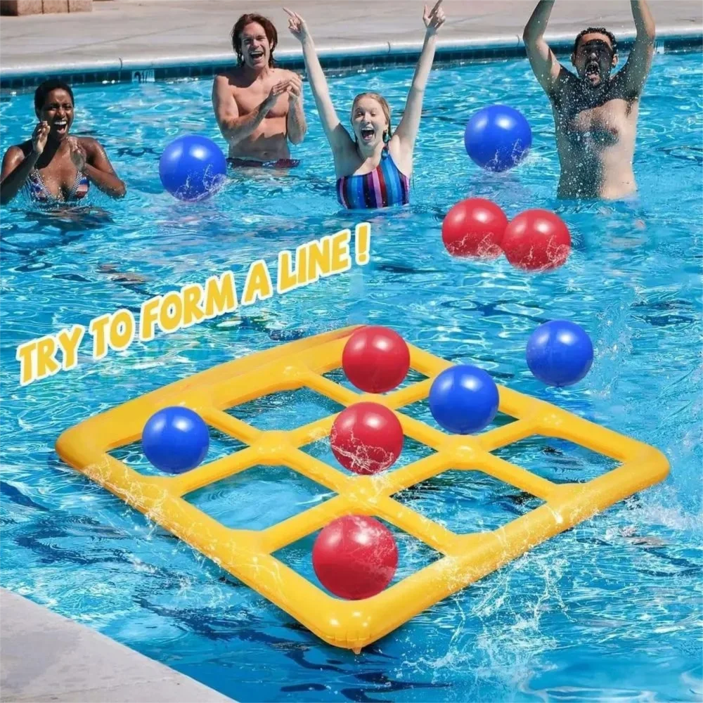 6/10 Balls Inflatable Pool Toy Set with Inflator Pump Portable Pool Float Games Set Bright Color Leak-proof 
6/10 Balls Inflatable Pool Toy Set with Inflator Pump Portable Pool Float Games Set Bright Color Leak-proof