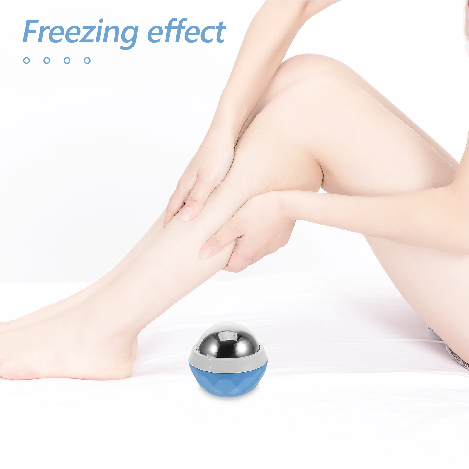 Handheld Chilled Massage Ball Fitness Face Stainless Steel Massager Ice Foot Roller
Handheld Chilled Massage Ball Fitness Face Stainless Steel Massager Ice Foot Roller