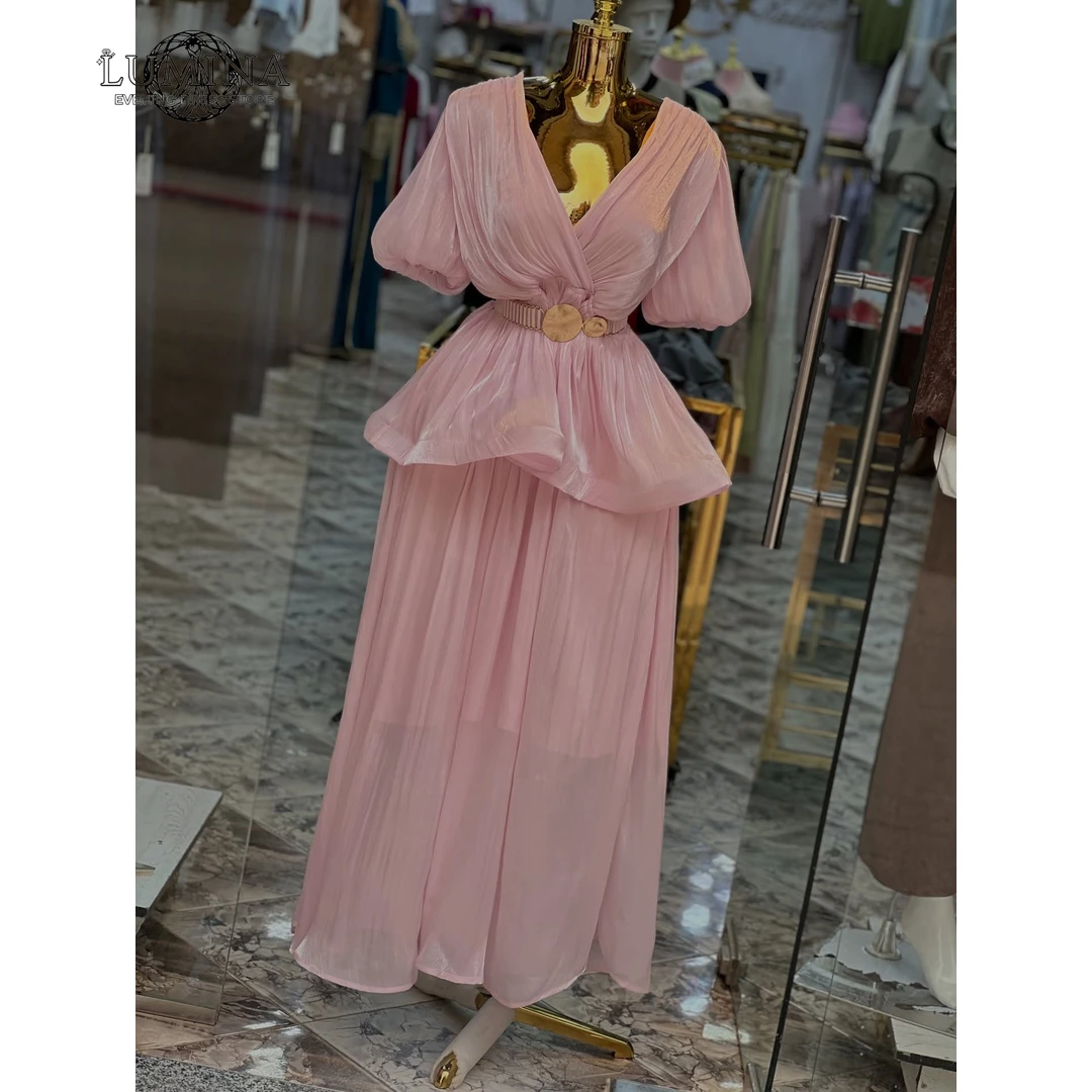 Lumina Custom Made Women's Wedding Party Attire V-neck Elegant Dresses for Night Party Woman A Word Luxurious Evening Dress 2026
Lumina Custom Made Women's Wedding Party Attire V-neck Elegant Dresses for Night Party Woman A Word Luxurious Evening Dress 2026