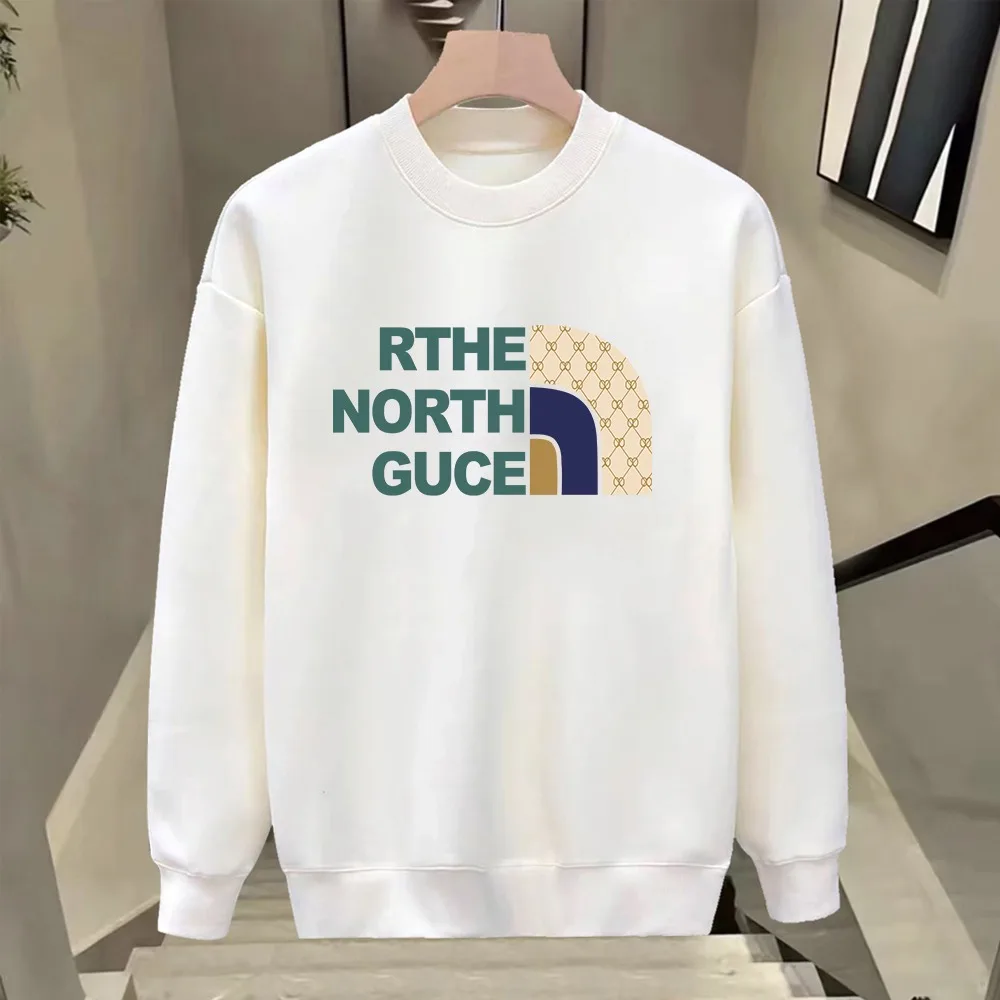 Cotton Hoodie Men's and Women's Spring and Autumn Long Sleeve T-shirt Thick Round Neck Undershirt American Winter White Hoodie
Cotton Hoodie Men's and Women's Spring and Autumn Long Sleeve T-shirt Thick Round Neck Undershirt American Winter White Hoodie
