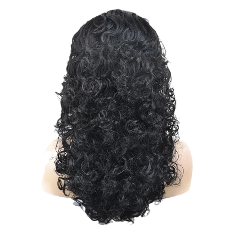 WIND FLYING European And American Style Chemical Fiber Wig Long Curly Hair Black Wool Curly Medium Wig Durable Easy To Use
WIND FLYING European And American Style Chemical Fiber Wig Long Curly Hair Black Wool Curly Medium Wig Durable Easy To Use