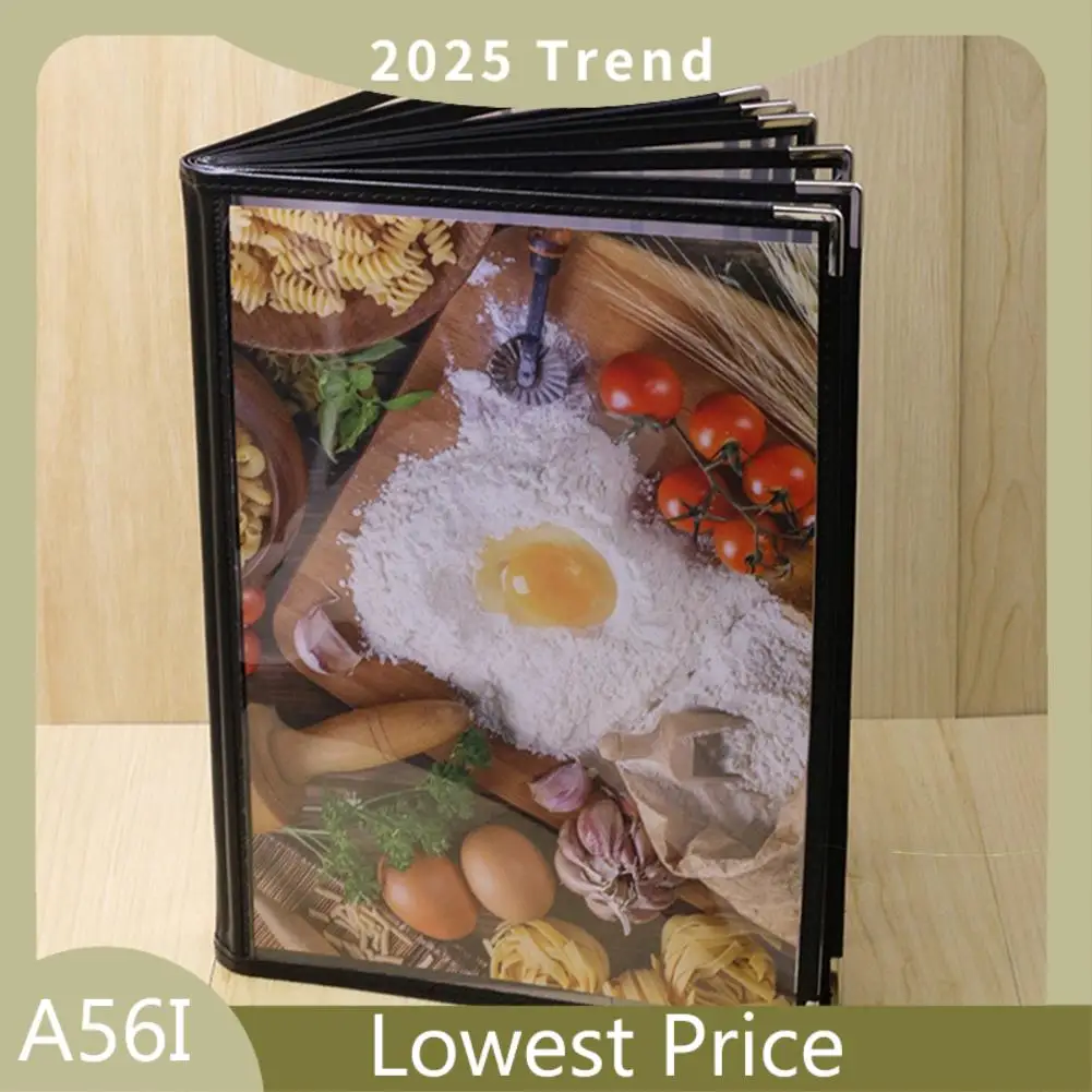 ABDD 2 Pcs Transparent Restaurant Menu Covers For A4 Size Book Style Cafe Bar 10 Pages 20 View & 8 Pages 16 View
ABDD 2 Pcs Transparent Restaurant Menu Covers For A4 Size Book Style Cafe Bar 10 Pages 20 View & 8 Pages 16 View