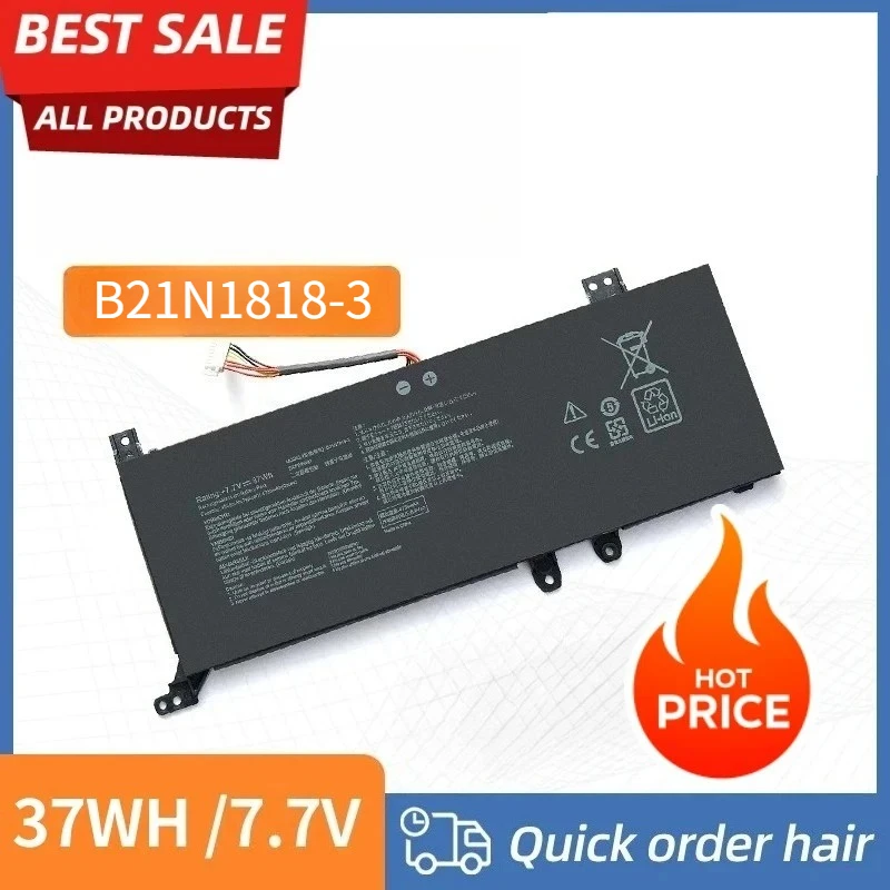 High-Quality 7.6V 37WH B21N1818 Laptop Battery For ASUS VivoBook 17 X712 X712FA X712FB B21N1818-2 C21N1818 B21N1818-3 B21N1818-1
High-Quality 7.6V 37WH B21N1818 Laptop Battery For ASUS VivoBook 17 X712 X712FA X712FB B21N1818-2 C21N1818 B21N1818-3 B21N1818-1