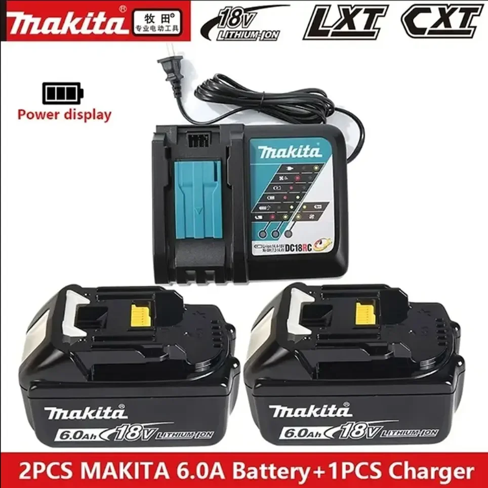 Makita 18V Battery 6000mAh Rechargeable Power Tools Battery 18V makita with LED Li-ion Replacement LXT BL1860B BL1860 BL1850
Makita 18V Battery 6000mAh Rechargeable Power Tools Battery 18V makita with LED Li-ion Replacement LXT BL1860B BL1860 BL1850