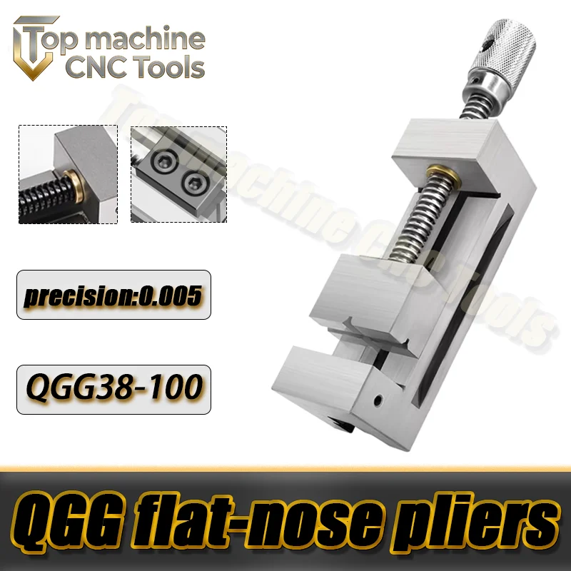 QGG50 High-precision Flat Jaw Pliers QGG38 QGG63 QGG73 QGG88 QGG100 Milling Machine Grinder Industrial Grade Right Angle Vise
QGG50 High-precision Flat Jaw Pliers QGG38 QGG63 QGG73 QGG88 QGG100 Milling Machine Grinder Industrial Grade Right Angle Vise
