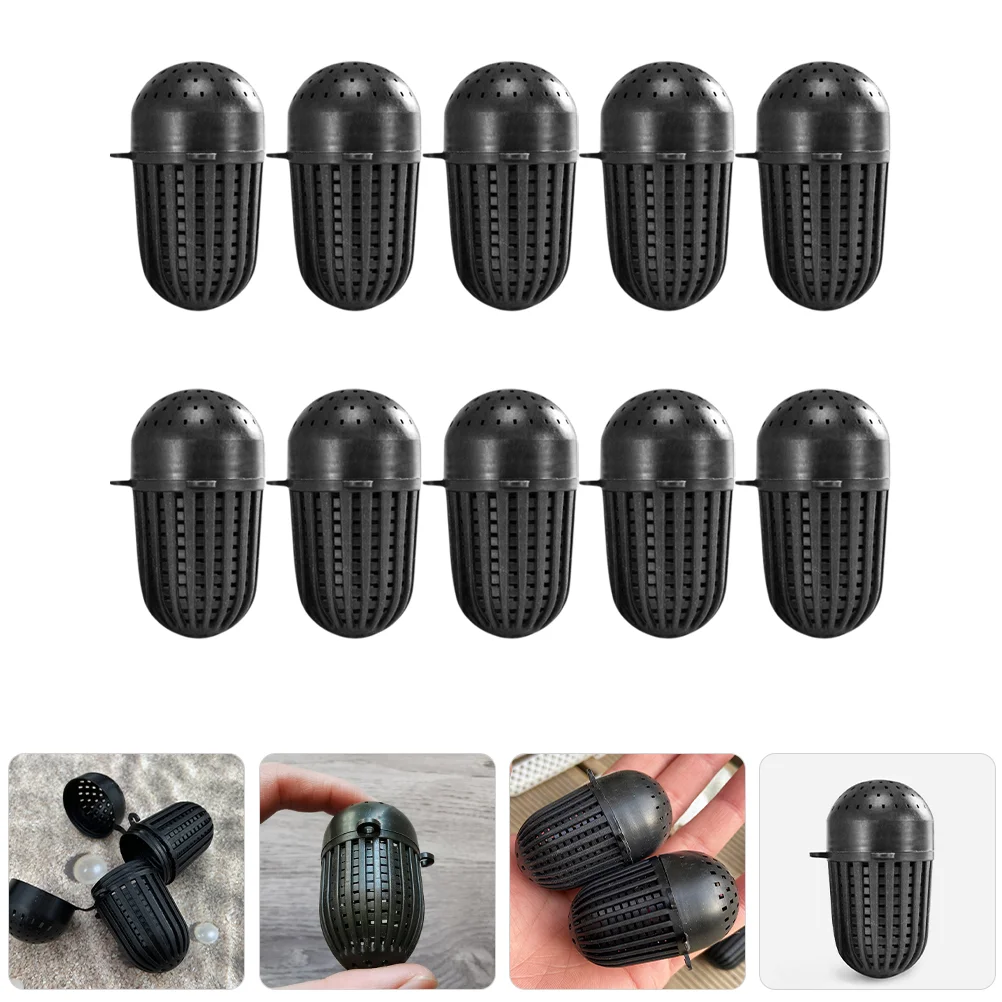 10 Pcs Bait Eel Cage Carp Feeder Holder Plastic Fishing Shrimp Nets Outdoor Tackle
10 Pcs Bait Eel Cage Carp Feeder Holder Plastic Fishing Shrimp Nets Outdoor Tackle