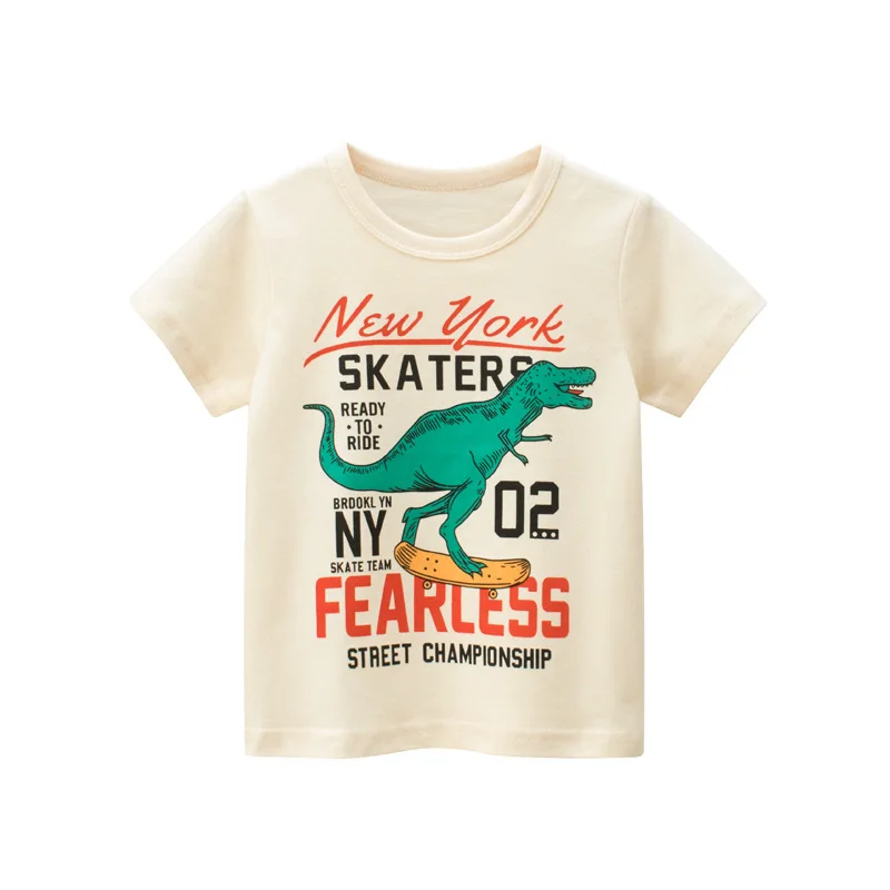 2022 New Children's Clothing Summer Baby Clothes Dinosaur Cartoon Children's Short-sleeved T-shirt Baby Clothes kids clothes
2022 New Children's Clothing Summer Baby Clothes Dinosaur Cartoon Children's Short-sleeved T-shirt Baby Clothes kids clothes