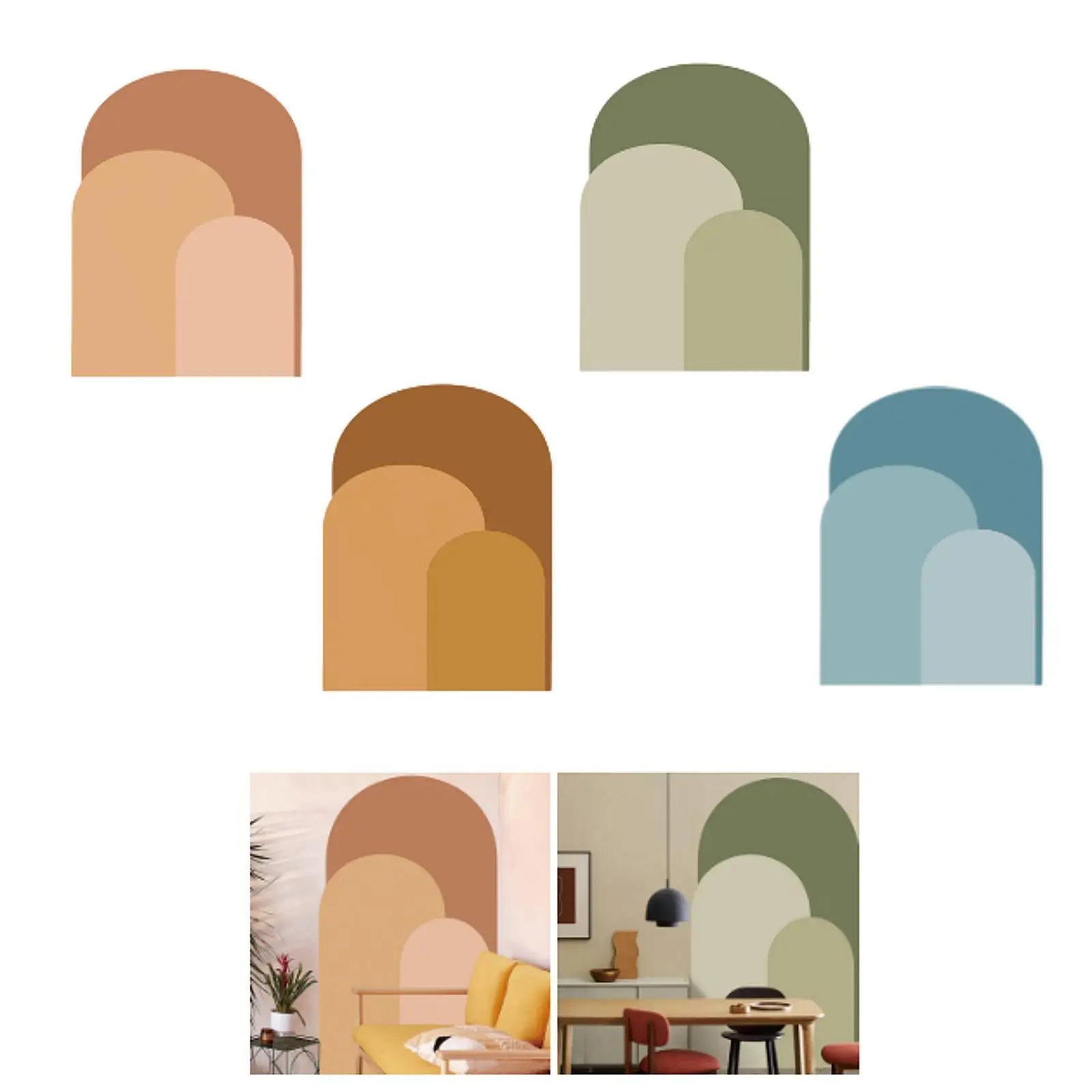 Arch Wall Decal Stick and Peel Modern Indoor Party Decoration Arch Wallpaper
Arch Wall Decal Stick and Peel Modern Indoor Party Decoration Arch Wallpaper