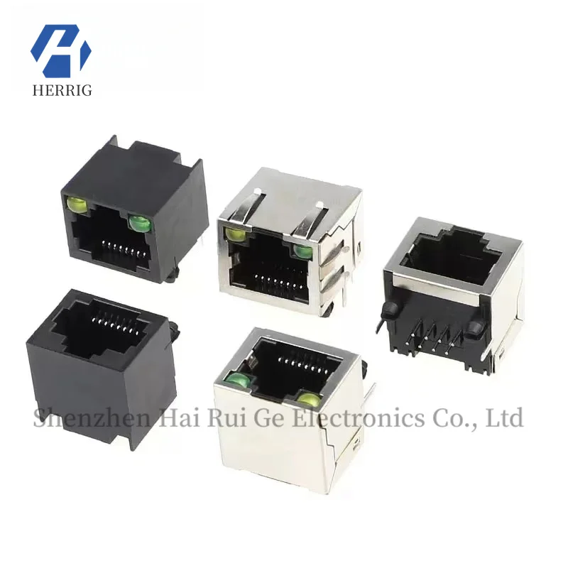 5PCS/LOT RJ45 female 56 8P8C with light/elastic/plastic/horizontal plug-in board network interface socket connector
5PCS/LOT RJ45 female 56 8P8C with light/elastic/plastic/horizontal plug-in board network interface socket connector