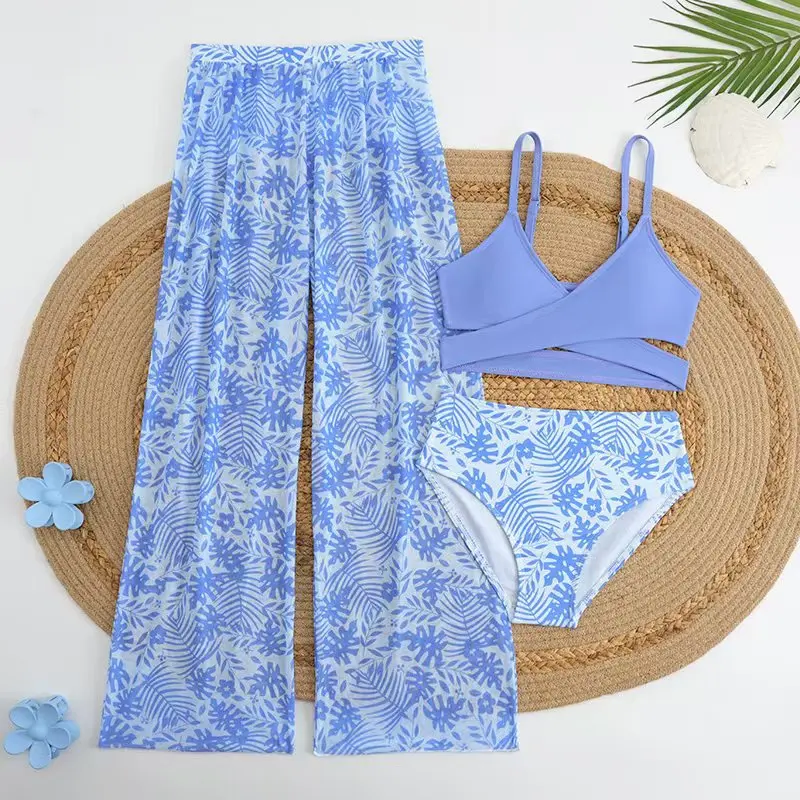 3 Pieces High Waist Bikini 2026 Girls Swimsuit & Beach Pant Swimwear Children Bathers Bathing Swimming Swim Suit Beachwear 8-12Y
3 Pieces High Waist Bikini 2026 Girls Swimsuit & Beach Pant Swimwear Children Bathers Bathing Swimming Swim Suit Beachwear 8-12Y