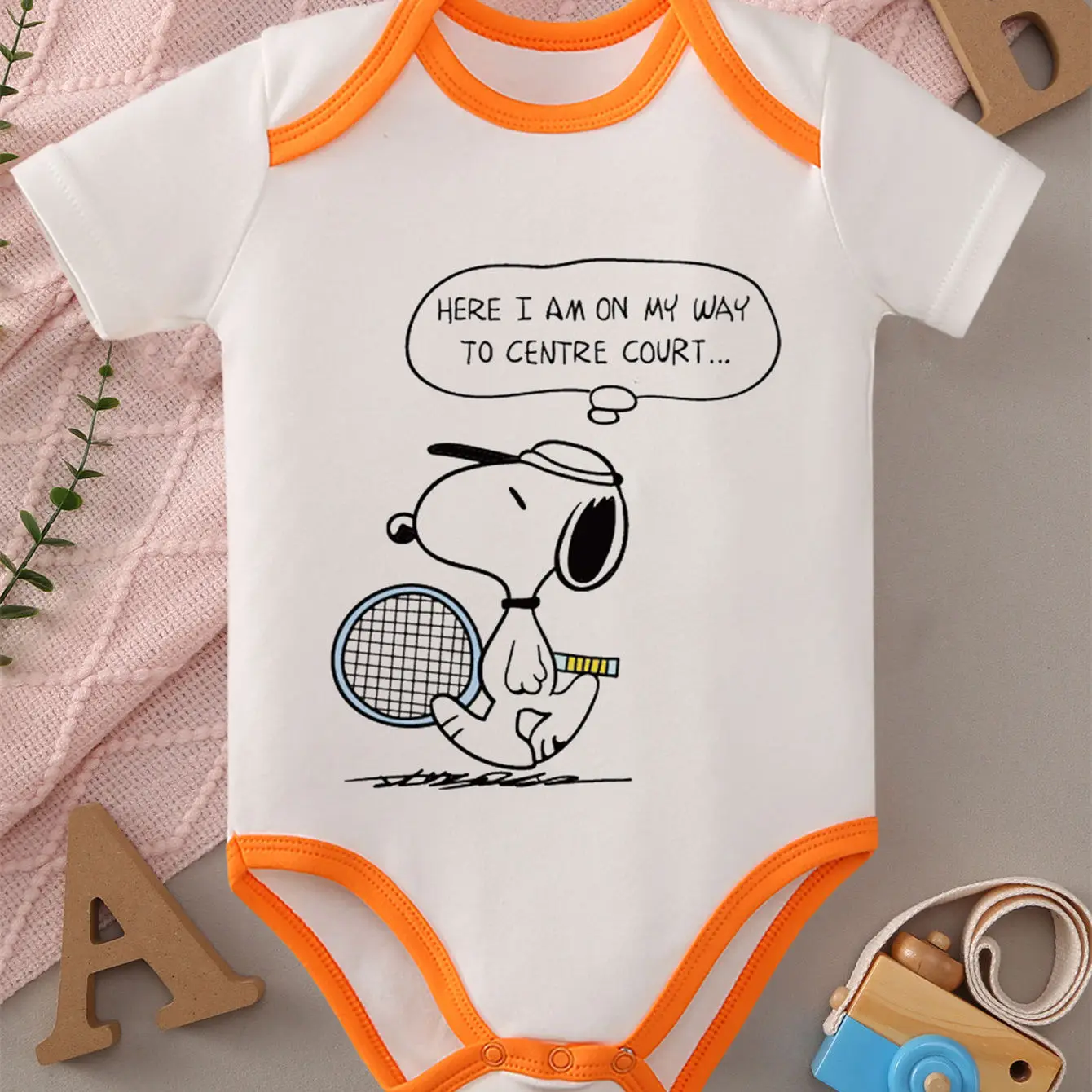 MINISO Snoopy Cute Print 100% Cotton Soft Baby Jumpsuit Best Gift for Honey Baby Onesie Bodysuit for 0 To 12 Months Newborn
MINISO Snoopy Cute Print 100% Cotton Soft Baby Jumpsuit Best Gift for Honey Baby Onesie Bodysuit for 0 To 12 Months Newborn