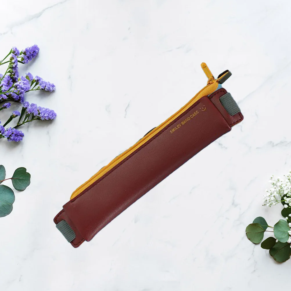 High-Quality Pen Pouch with Zipper Closure Strong Durability Compact Design Fits Multiple Pens Perfect for Students Workers Wine
High-Quality Pen Pouch with Zipper Closure Strong Durability Compact Design Fits Multiple Pens Perfect for Students Workers Wine