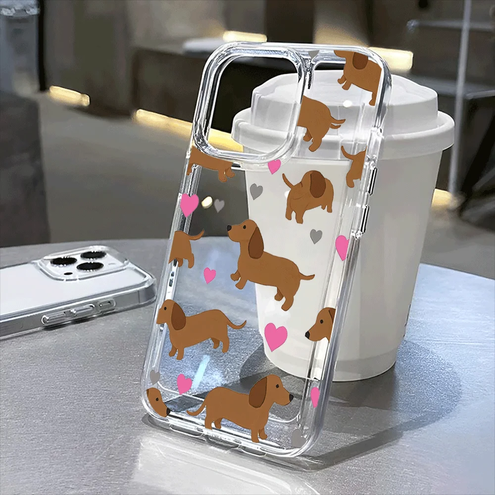 Cute Dog Clear Case for iPhone 16, 16 Pro, 16 Pro Max, 16 Plus to iPhone 11, 12, 13, 14, 15 series.
Cute Dog Clear Case for iPhone 16, 16 Pro, 16 Pro Max, 16 Plus to iPhone 11, 12, 13, 14, 15 series.