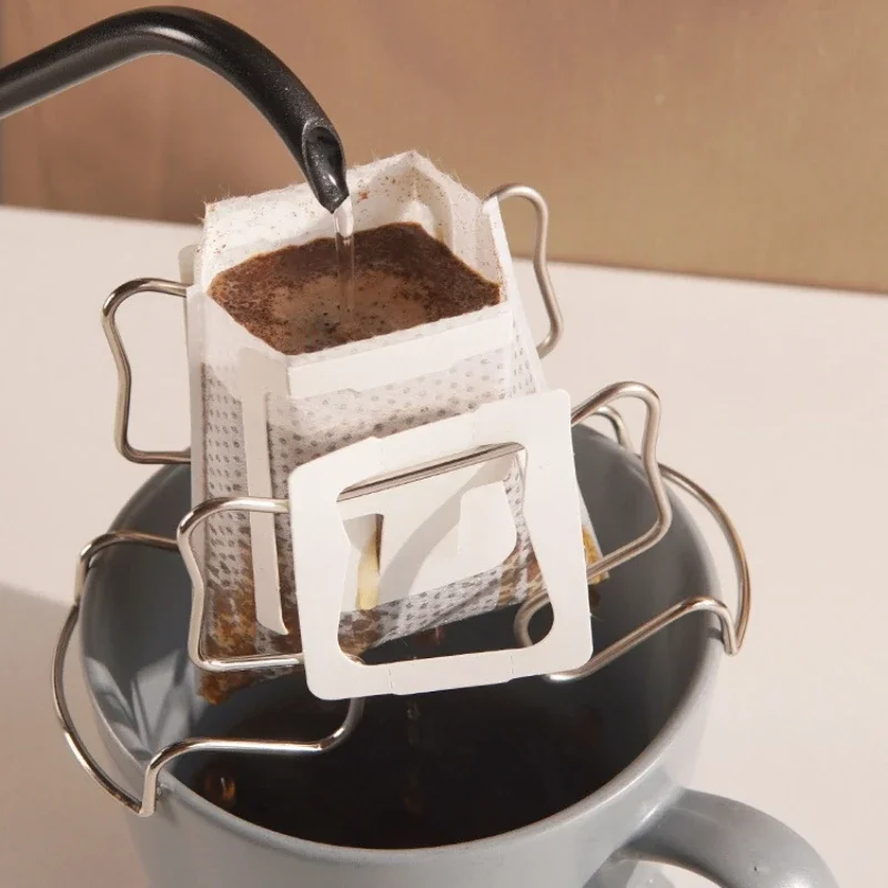 Hot Stainless Steel Reusable Holder For Japanese Style Disposable Ears Drip Bags Coffee Cup Dripper Baskets Filter Paper Bag
Hot Stainless Steel Reusable Holder For Japanese Style Disposable Ears Drip Bags Coffee Cup Dripper Baskets Filter Paper Bag