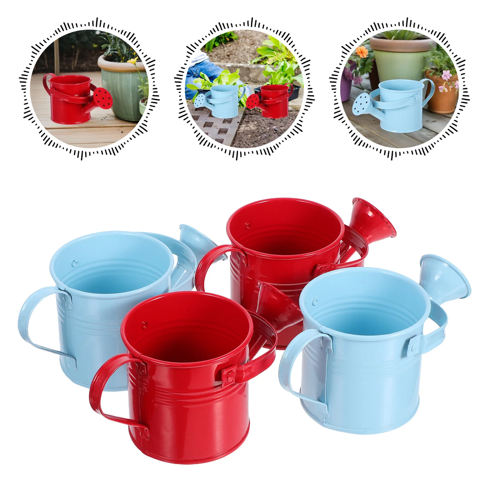 4pcs Iron Watering Cans Tin Sprinkling Kettle For Thickened Base Long Spout Smooth Pouring Indoor Outdoor Gardening Tools
4pcs Iron Watering Cans Tin Sprinkling Kettle For Thickened Base Long Spout Smooth Pouring Indoor Outdoor Gardening Tools