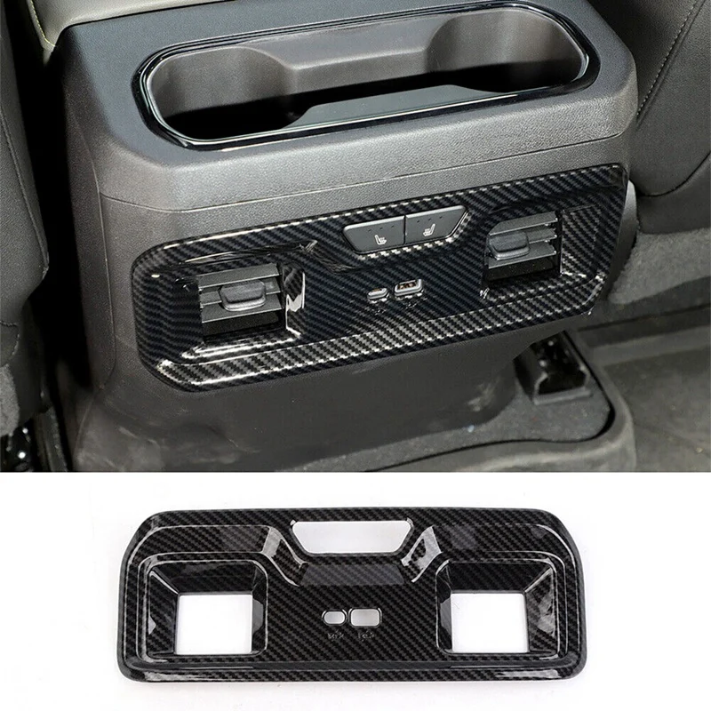 For Chevrolet Silverado / GMC SIERRA 2022 2023 2024 Rear Air Vent Outlet Cover Trim Accessories ABS Carbon Fiber
For Chevrolet Silverado / GMC SIERRA 2022 2023 2024 Rear Air Vent Outlet Cover Trim Accessories ABS Carbon Fiber