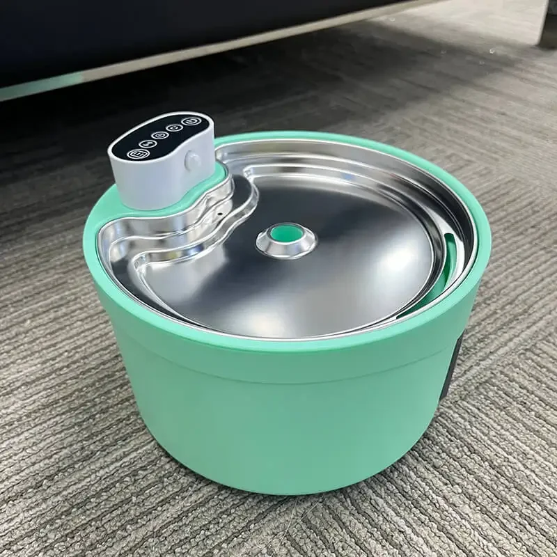 Automatic filtering pet electric fountain water dispenser cat water dispenser pet dog water dispenser green battery power
Automatic filtering pet electric fountain water dispenser cat water dispenser pet dog water dispenser green battery power