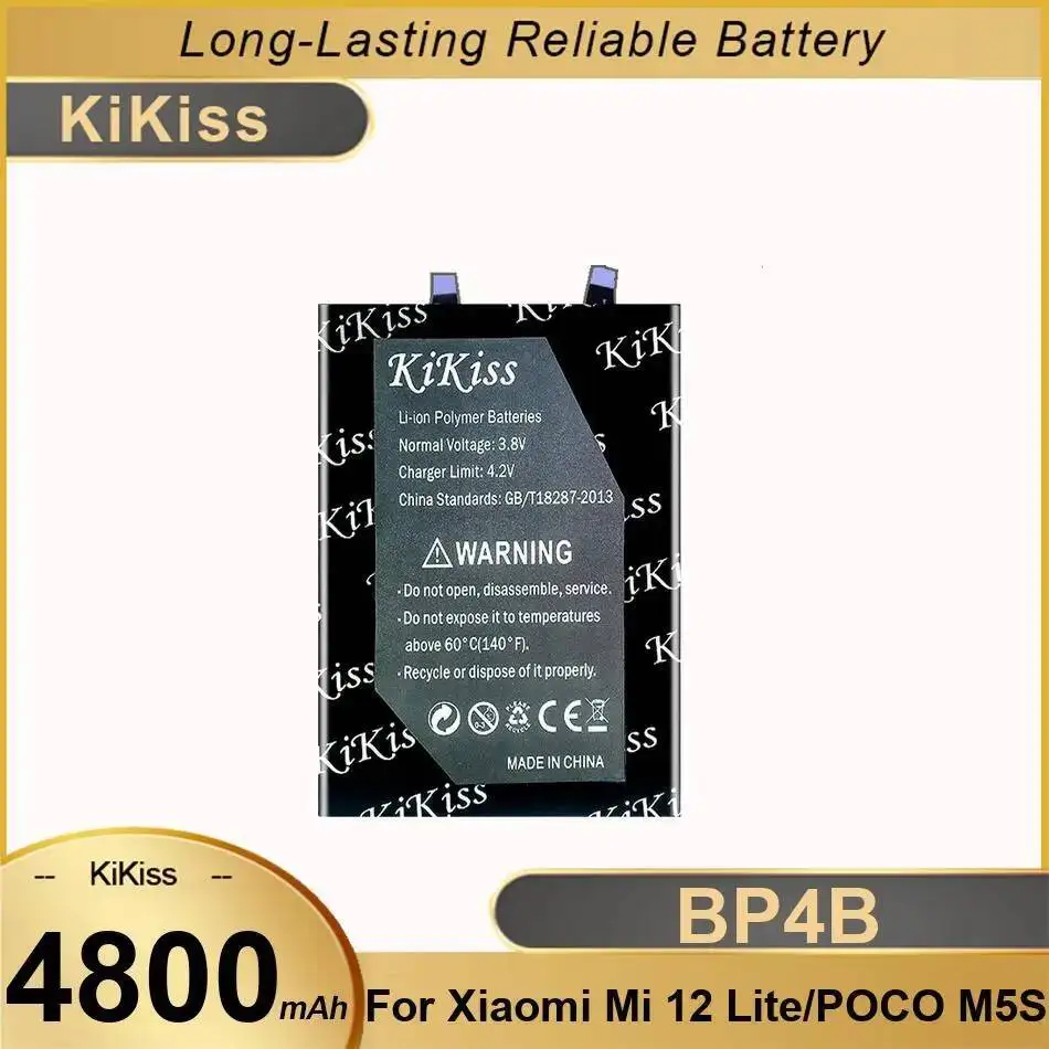 Аккумулятор мобильного телефона BP4B для Xiaomi MI 12 Lite Poco M5S, 4800 мАч, надежный источник питания, стабильный
Аккумулятор мобильного телефона BP4B для Xiaomi MI 12 Lite Poco M5S, 4800 мАч, надежный источник питания, стабильный