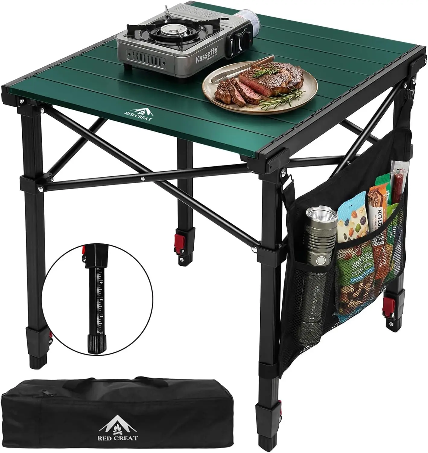 Portable Foldable Camping Table with Adjustable Height, Lightweight Aluminum Roll-Up Design for RV Picnic BBQ
Portable Foldable Camping Table with Adjustable Height, Lightweight Aluminum Roll-Up Design for RV Picnic BBQ