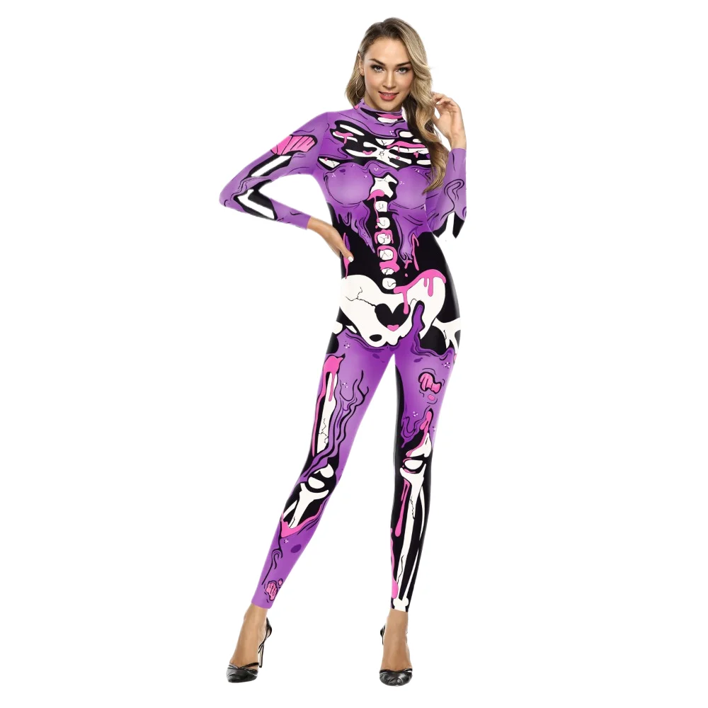 New 3D Printing Pattern Cosplay Bodysuit Performance Matching Outfit Halloween Role Play Costume Elastic Tight Jumpsuit
New 3D Printing Pattern Cosplay Bodysuit Performance Matching Outfit Halloween Role Play Costume Elastic Tight Jumpsuit