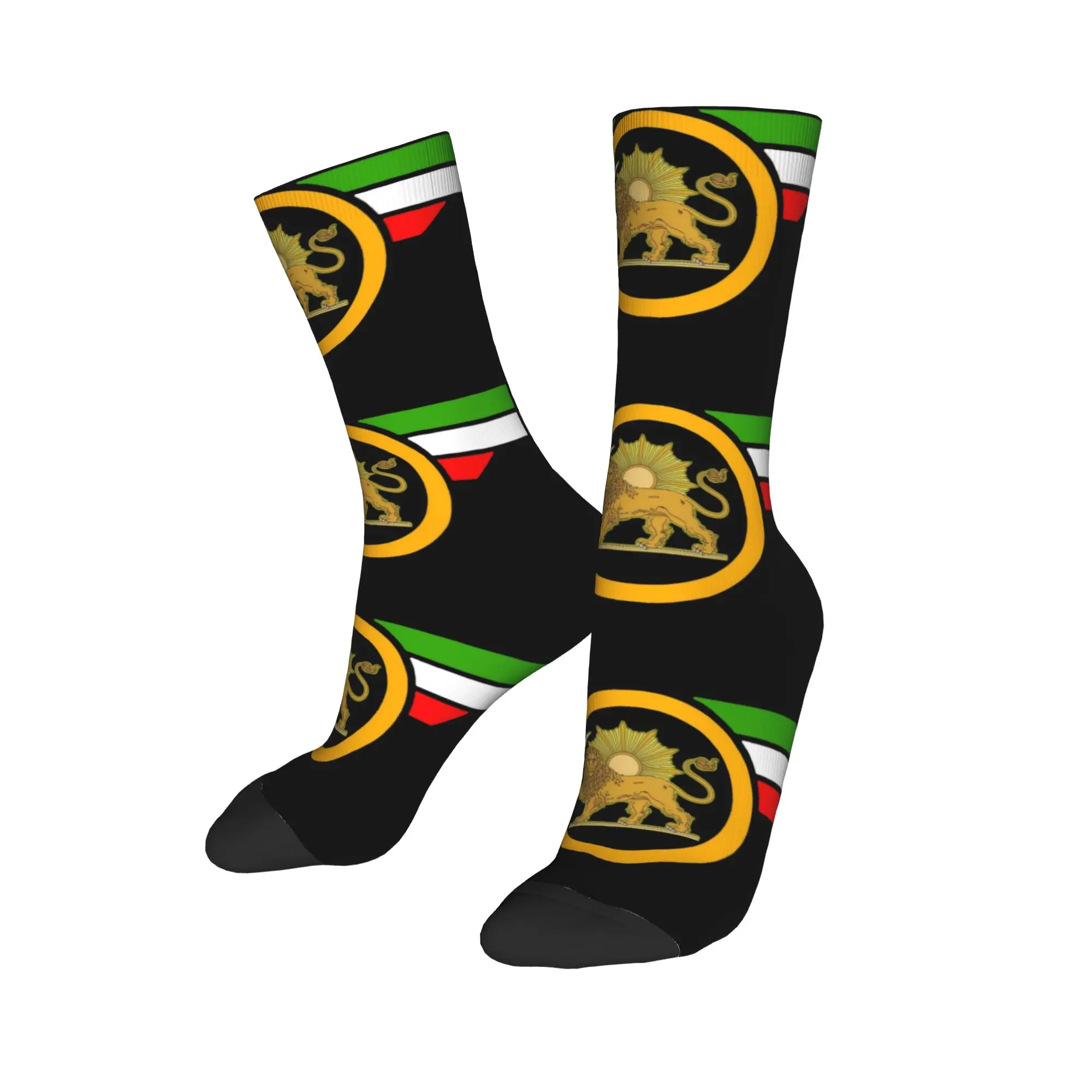 Iran Pahlavi Persian Flag Colors Socks Men's Women's Polyester Socks Novelty Spring Summer Autumn Winter Middle Tube Socks Gift
Iran Pahlavi Persian Flag Colors Socks Men's Women's Polyester Socks Novelty Spring Summer Autumn Winter Middle Tube Socks Gift