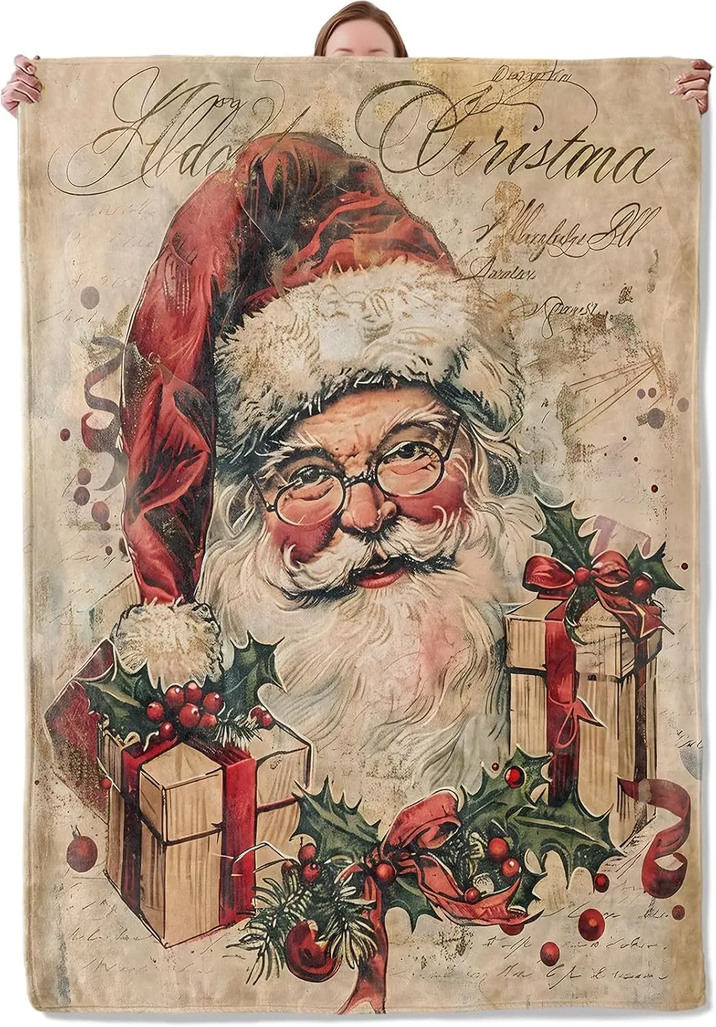 Vintage Santa Claus Blanket Gifts for Women Adults Girls Kids, Christmas Flannel Blankets for Bedroom, Camping, Couch,Room Decor
Vintage Santa Claus Blanket Gifts for Women Adults Girls Kids, Christmas Flannel Blankets for Bedroom, Camping, Couch,Room Decor