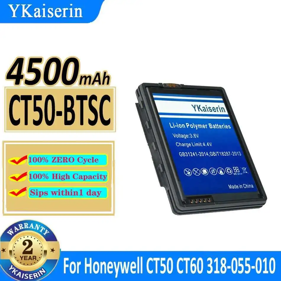 Mobile Data Terminal Battery CT50-Btsc 4500Mah For Honeywell CT50 CT60 318-055-010 318055010
Mobile Data Terminal Battery CT50-Btsc 4500Mah For Honeywell CT50 CT60 318-055-010 318055010