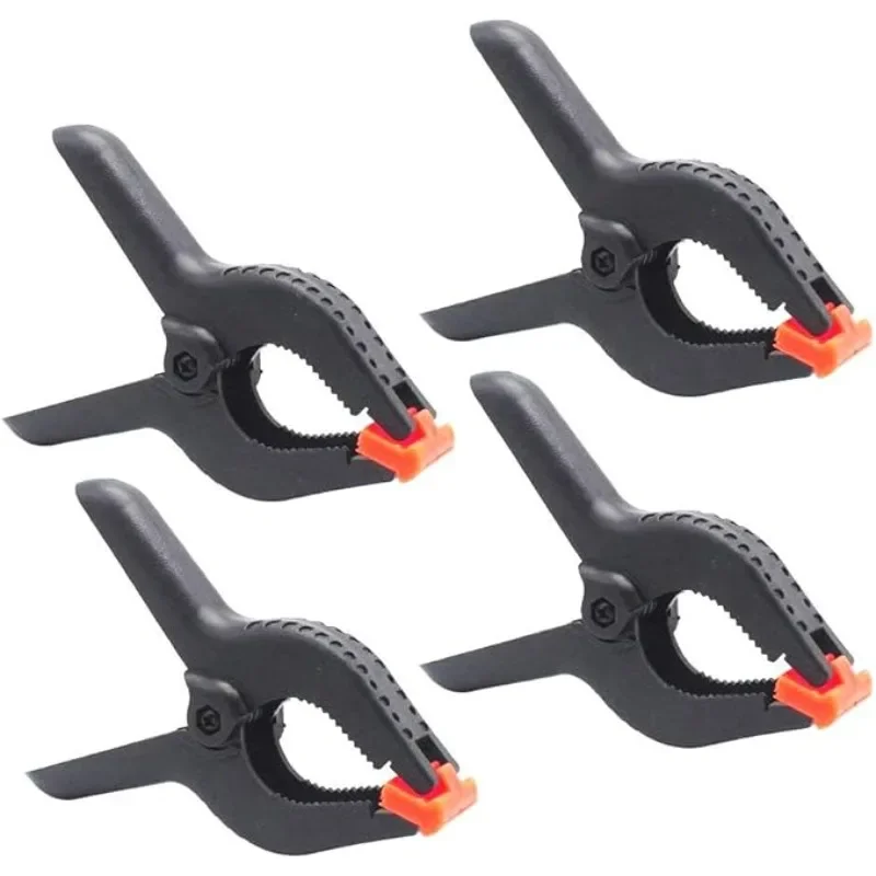 4pcs 3inch Spring Clamps Heavy Duty Plastic For Background Muslin Canvas Paper Chromakey Screen Clip Photo Studio Carpenter Tool
4pcs 3inch Spring Clamps Heavy Duty Plastic For Background Muslin Canvas Paper Chromakey Screen Clip Photo Studio Carpenter Tool