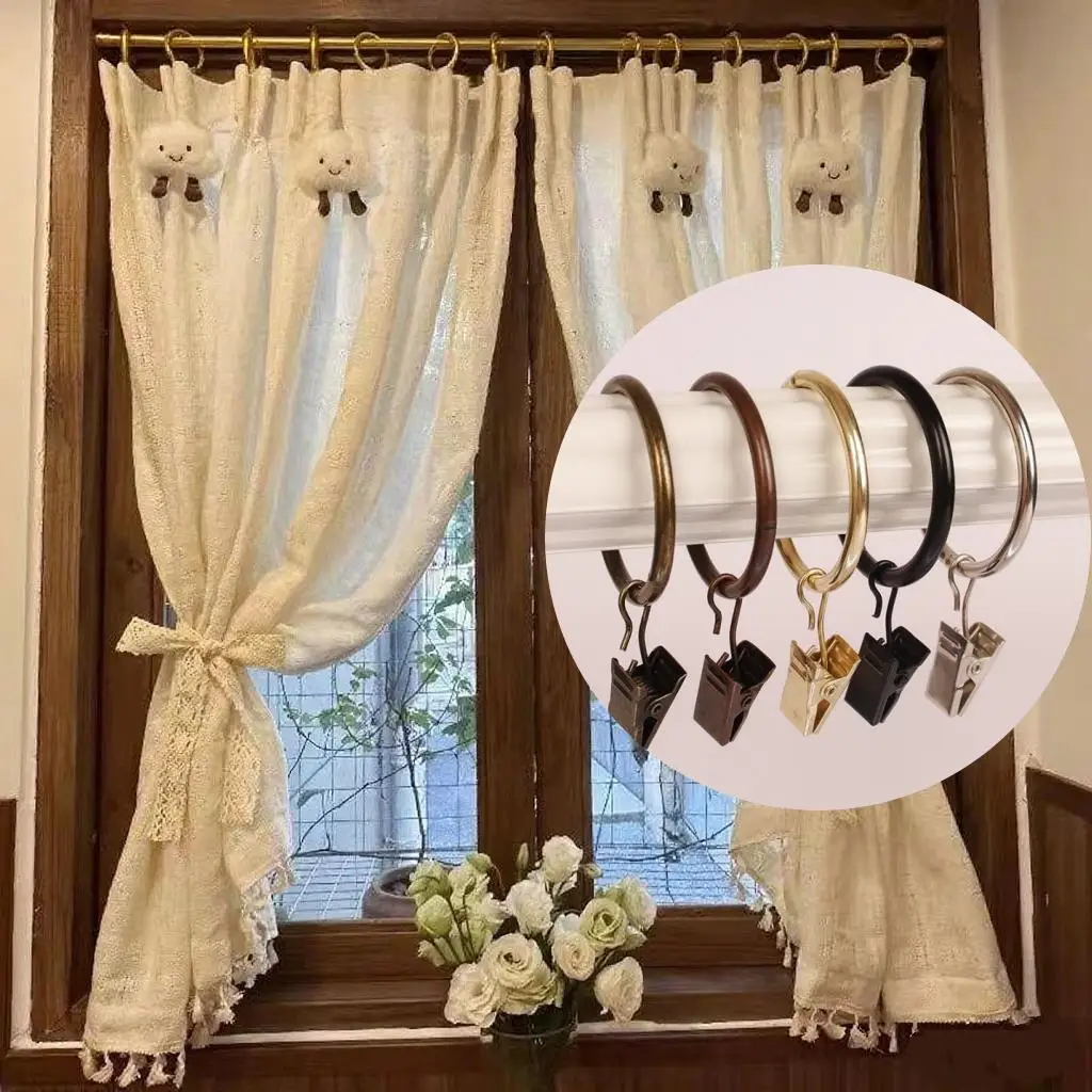 Curtain Hooks Hanging Clips Cap Metal Clip Rustproof Curtain Rods Hangers Split Curtain Rings Buckles Eyelets Grommet Hook
Curtain Hooks Hanging Clips Cap Metal Clip Rustproof Curtain Rods Hangers Split Curtain Rings Buckles Eyelets Grommet Hook