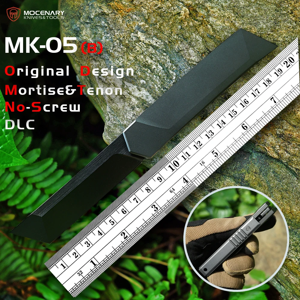 Mocenary Original No-Screw M390 Blade Folding Pocket Knife Outdoor Camping Tools Mortise-Tenon Front Opening EDC MK-05(B) DLC
Mocenary Original No-Screw M390 Blade Folding Pocket Knife Outdoor Camping Tools Mortise-Tenon Front Opening EDC MK-05(B) DLC