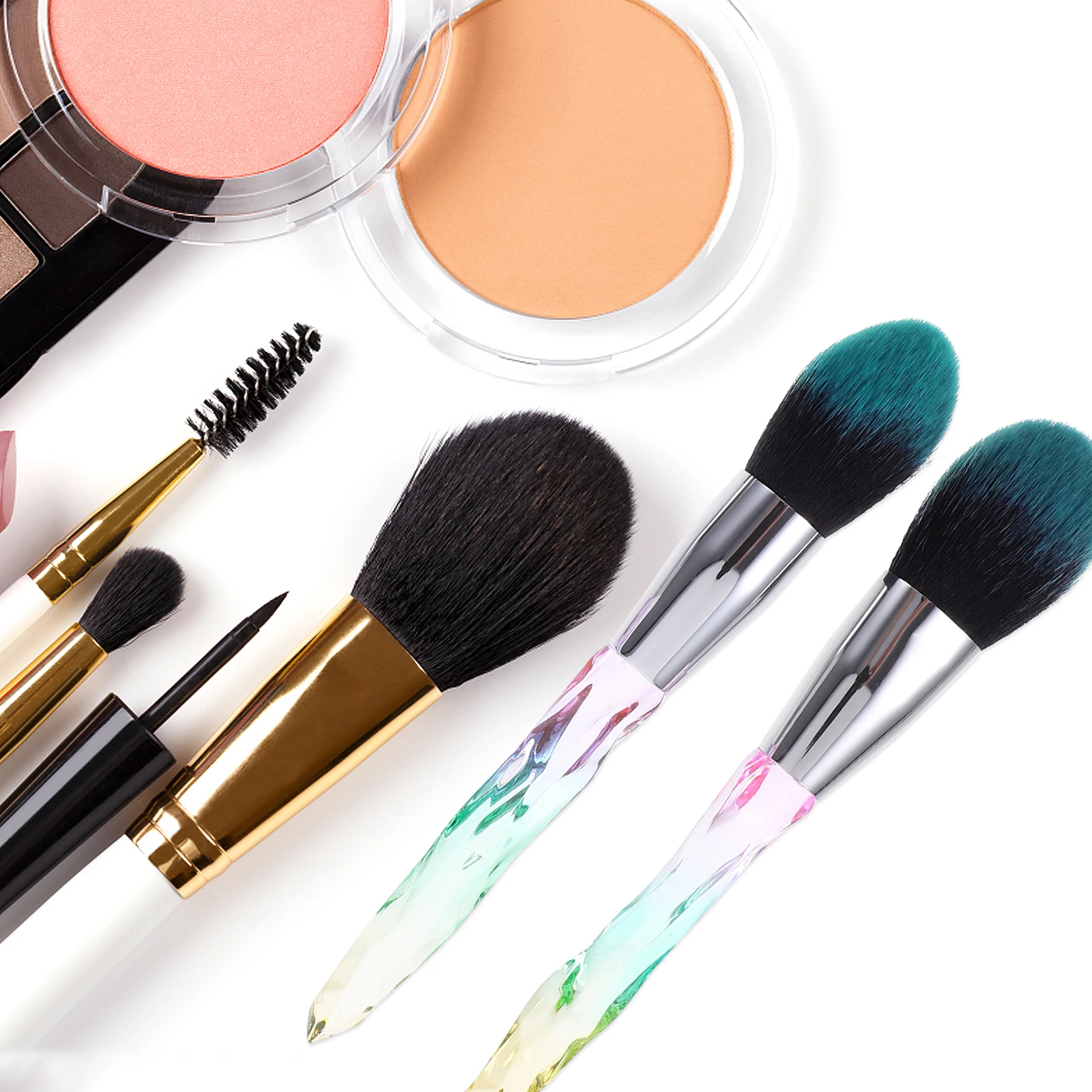 10Pcs Brush Kit Ultra Soft Non Shedding Fibers for Full Coverage Face and Eye Makeup Application Beauty Accessories
10Pcs Brush Kit Ultra Soft Non Shedding Fibers for Full Coverage Face and Eye Makeup Application Beauty Accessories