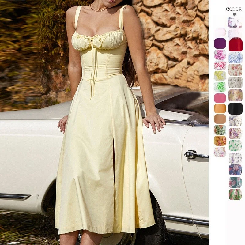 Ele Chic Strappy Dr Soft Fene Vibe Юбка-трапеция миди из полиэстера Летний женский шикарный наряд Dr Sli
Ele Chic Strappy Dr Soft Fene Vibe Юбка-трапеция миди из полиэстера Летний женский шикарный наряд Dr Sli
