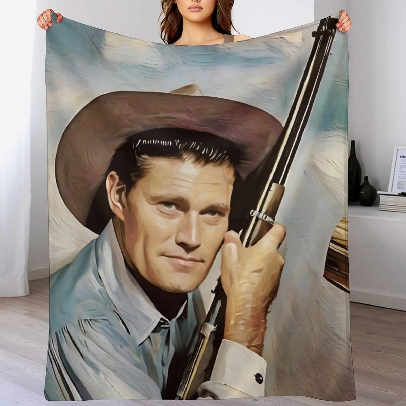 The Rifleman - Chuck Connors - Oil Painting Throw Blanket Air Conditioner Soft Blanket for Office Home
The Rifleman - Chuck Connors - Oil Painting Throw Blanket Air Conditioner Soft Blanket for Office Home