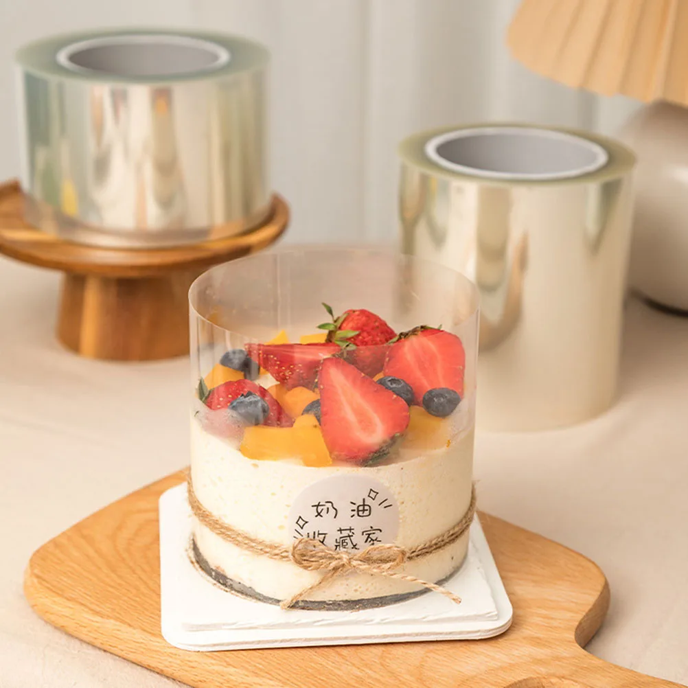 3 Rolls Cake Collar Decorations Transparent PP Baking Supplies 8cm DIY Cake Surround Mousse Desserts Graduation
3 Rolls Cake Collar Decorations Transparent PP Baking Supplies 8cm DIY Cake Surround Mousse Desserts Graduation