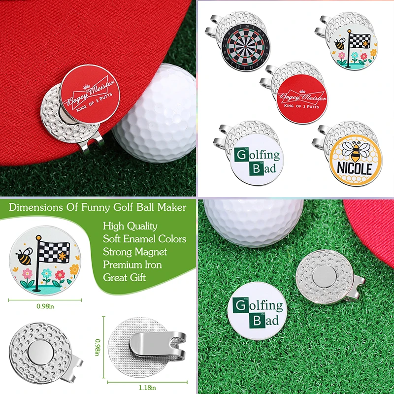 Creative Mexican Metal Golf Baseball Cap Clip Bogey Meister Dart Board Hat Clip Marker Funny Jewelry Cap Clip Gifts for Friends
Creative Mexican Metal Golf Baseball Cap Clip Bogey Meister Dart Board Hat Clip Marker Funny Jewelry Cap Clip Gifts for Friends