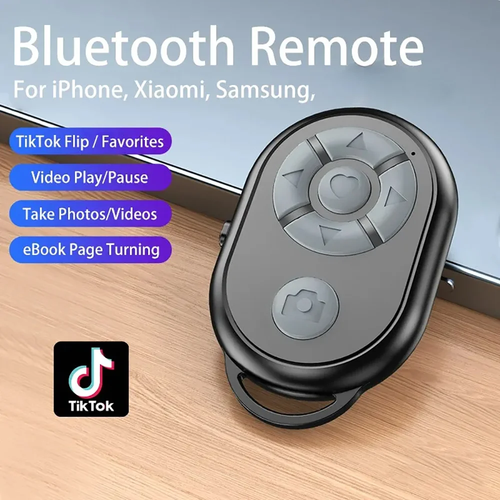 Bluetooth Remote For iPhone Xiaomi Samsung IOS Android Phone Universal Remote Control Selfie Stick Bluetooth Camera Controller
Bluetooth Remote For iPhone Xiaomi Samsung IOS Android Phone Universal Remote Control Selfie Stick Bluetooth Camera Controller