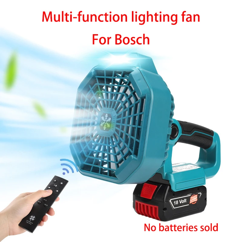 Portable Tent Fan for Bosch 18V Battery Cordless Camping Fan with LED Light USB Port Ideal for Bedroom, Camping, and Work Sites
Portable Tent Fan for Bosch 18V Battery Cordless Camping Fan with LED Light USB Port Ideal for Bedroom, Camping, and Work Sites