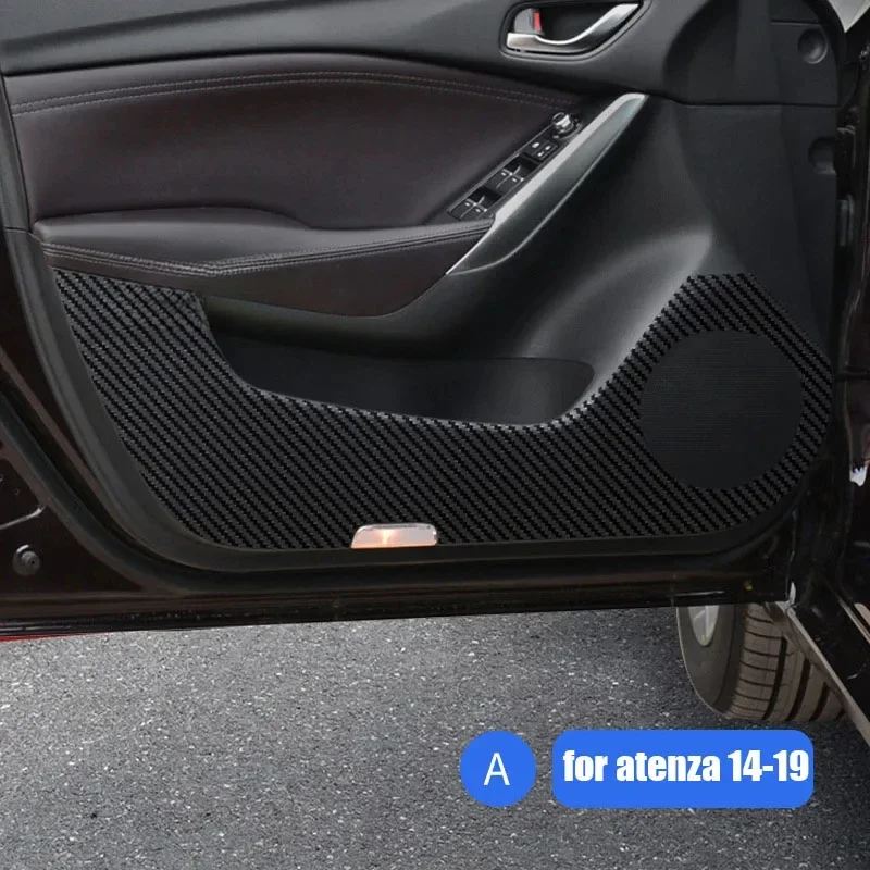 Кожаная наклейка на дверь из углеродного волокна для Mazda 6 Atenza 2014 2017 2019 2020 2021 2022 2023, аксессуары для салона автомобиля 
Кожаная наклейка на дверь из углеродного волокна для Mazda 6 Atenza 2014 2017 2019 2020 2021 2022 2023, аксессуары для салона автомобиля
