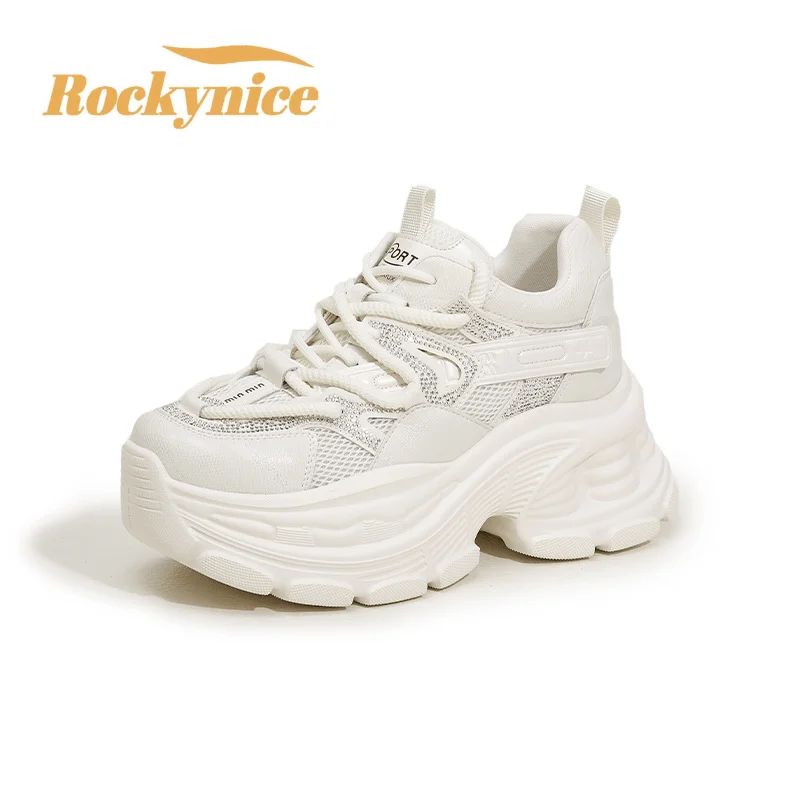 8.5CM Chunky Women Sneakers New 2026 Spring Autumn Bling Leather Casual Dad Shoes Comfortable Wedge Heels Walking Sports Shoes
8.5CM Chunky Women Sneakers New 2026 Spring Autumn Bling Leather Casual Dad Shoes Comfortable Wedge Heels Walking Sports Shoes