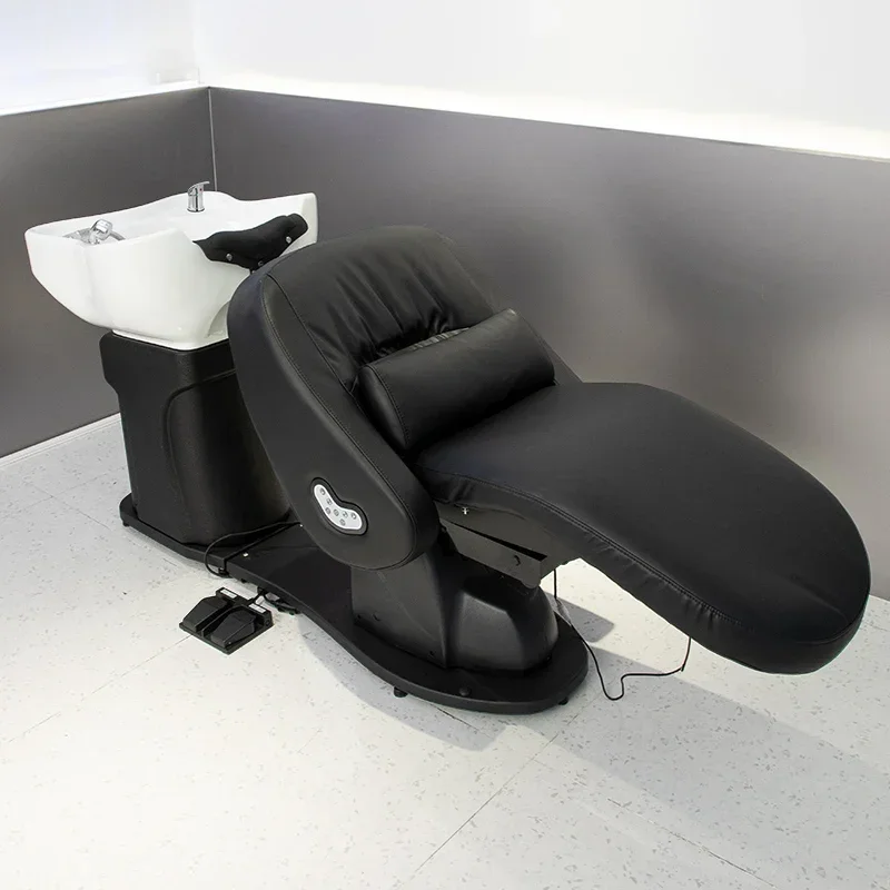 Factory direct sales Comfortable Electric Hair Salon Backwash Unit Furniture Massage Hair Washing Bed Shampoo Chair With Bowl
Factory direct sales Comfortable Electric Hair Salon Backwash Unit Furniture Massage Hair Washing Bed Shampoo Chair With Bowl