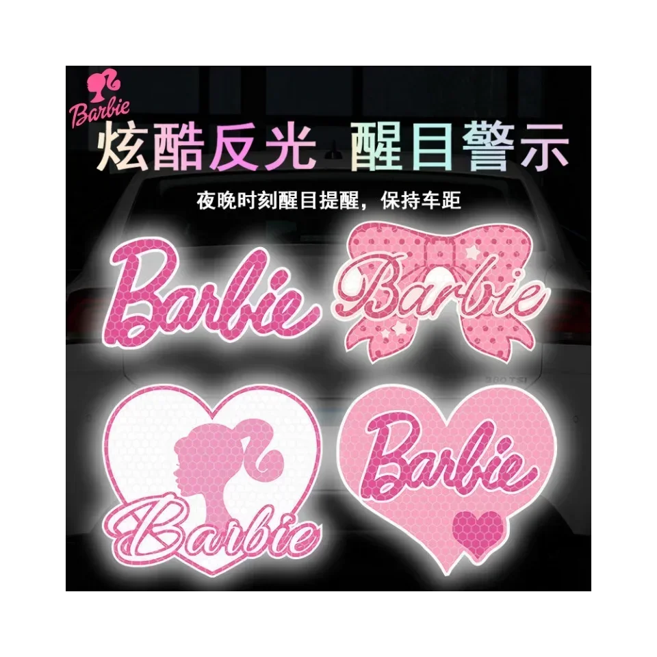 MINISO Barbie's new cool personality creative cute letters cartoon animation pattern car reflective warning decorative stickers
MINISO Barbie's new cool personality creative cute letters cartoon animation pattern car reflective warning decorative stickers
