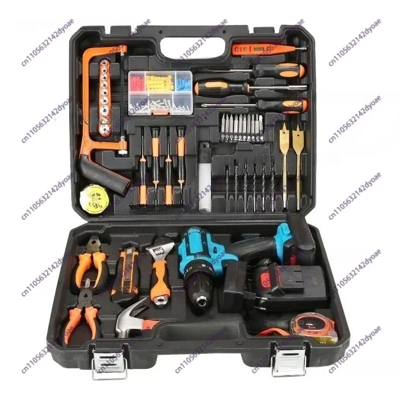 New 124-piece set of multi-functional hardware tools for maintenance, lithium battery impact drill tool box combination set
New 124-piece set of multi-functional hardware tools for maintenance, lithium battery impact drill tool box combination set