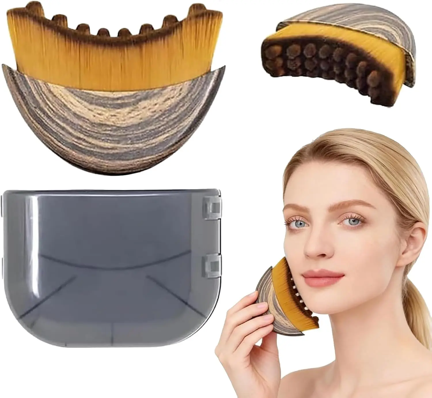 Lymphatic Contour Face Brush, Lymphatic Drainage Massager, Ergonomic Face Beauty Tool for Sculpting Jawline & Reducing Puffiness
Lymphatic Contour Face Brush, Lymphatic Drainage Massager, Ergonomic Face Beauty Tool for Sculpting Jawline & Reducing Puffiness