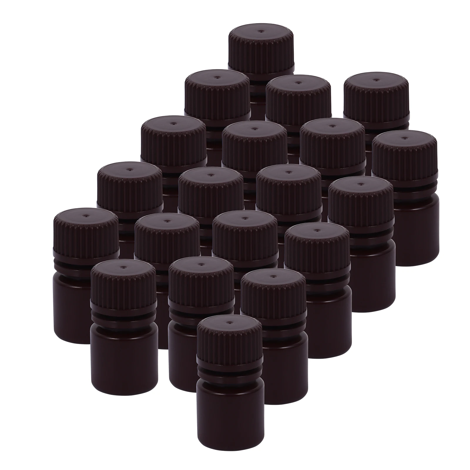 20 Pcs 8ml Brown Plastic Reagent Bottles Laboratory Chemical Containers Teaching Equipment Safe PP Material Portable
20 Pcs 8ml Brown Plastic Reagent Bottles Laboratory Chemical Containers Teaching Equipment Safe PP Material Portable