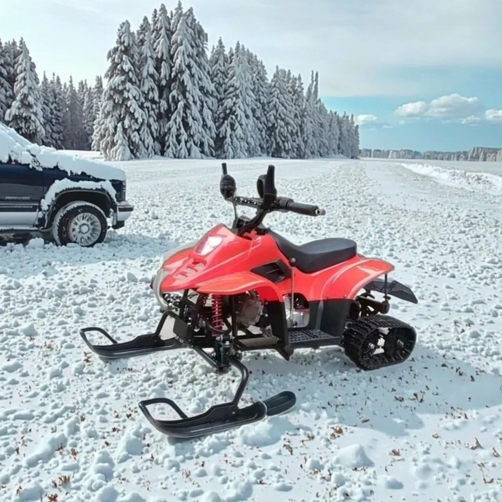 Sleigh Outdoor Snow Scooter Snowmobile 110cc High-power Snowmobile in Winter
Sleigh Outdoor Snow Scooter Snowmobile 110cc High-power Snowmobile in Winter