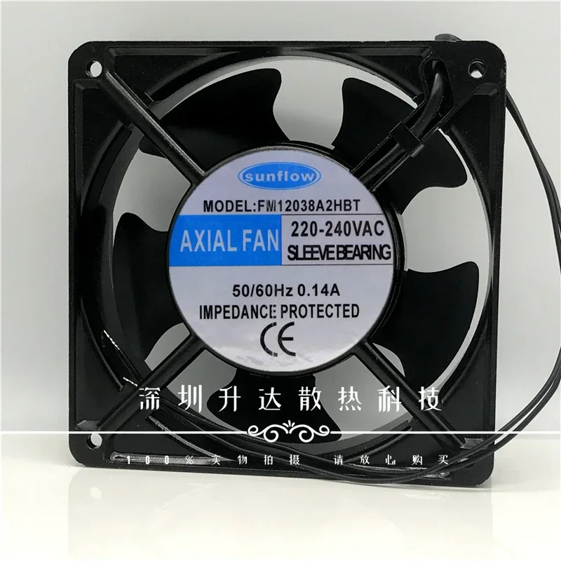 +New 12cm For Brand SUNFLOW FM12038A2HBT220V 0.14a 12038 120MM 120*120*38MM axial cooling fan
+New 12cm For Brand SUNFLOW FM12038A2HBT220V 0.14a 12038 120MM 120*120*38MM axial cooling fan