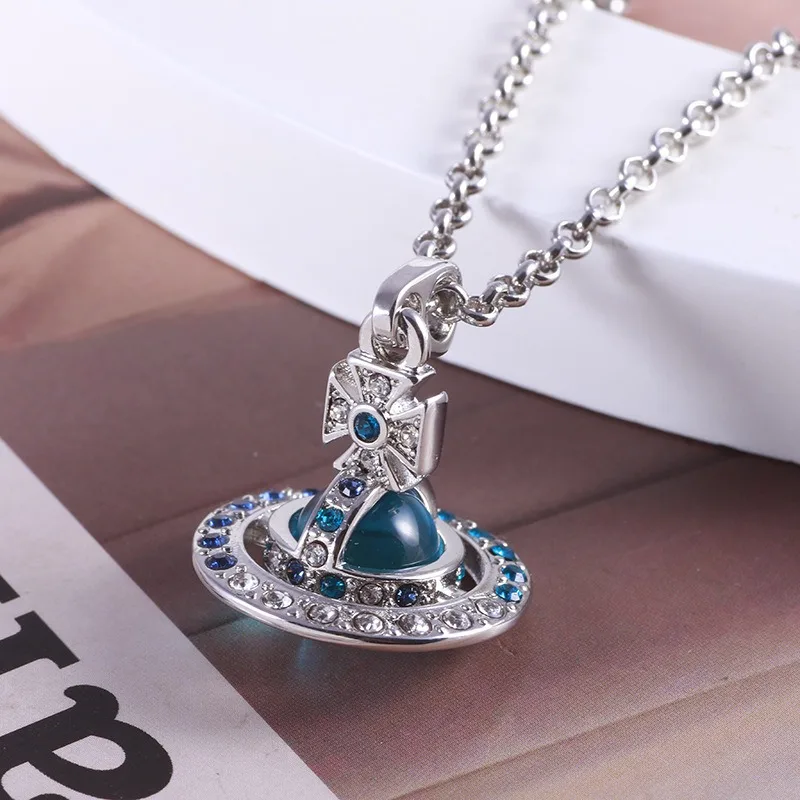 Jewelry Color Flash Diamond Three-dimensional Transparent Ball Pink Round Ball Dream Blue Lucky Planet Necklace Female
Jewelry Color Flash Diamond Three-dimensional Transparent Ball Pink Round Ball Dream Blue Lucky Planet Necklace Female