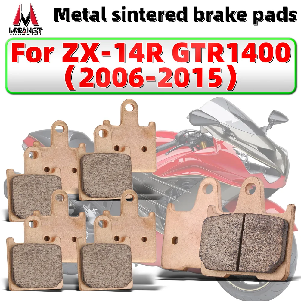 MRRANGT Metal Sintered Brake Pads Set Fits For Kawasaki Ninja ZX-14R GTR1400 2006 2007 2008 2009 2010 2011 2012-2015 motorcycle
MRRANGT Metal Sintered Brake Pads Set Fits For Kawasaki Ninja ZX-14R GTR1400 2006 2007 2008 2009 2010 2011 2012-2015 motorcycle